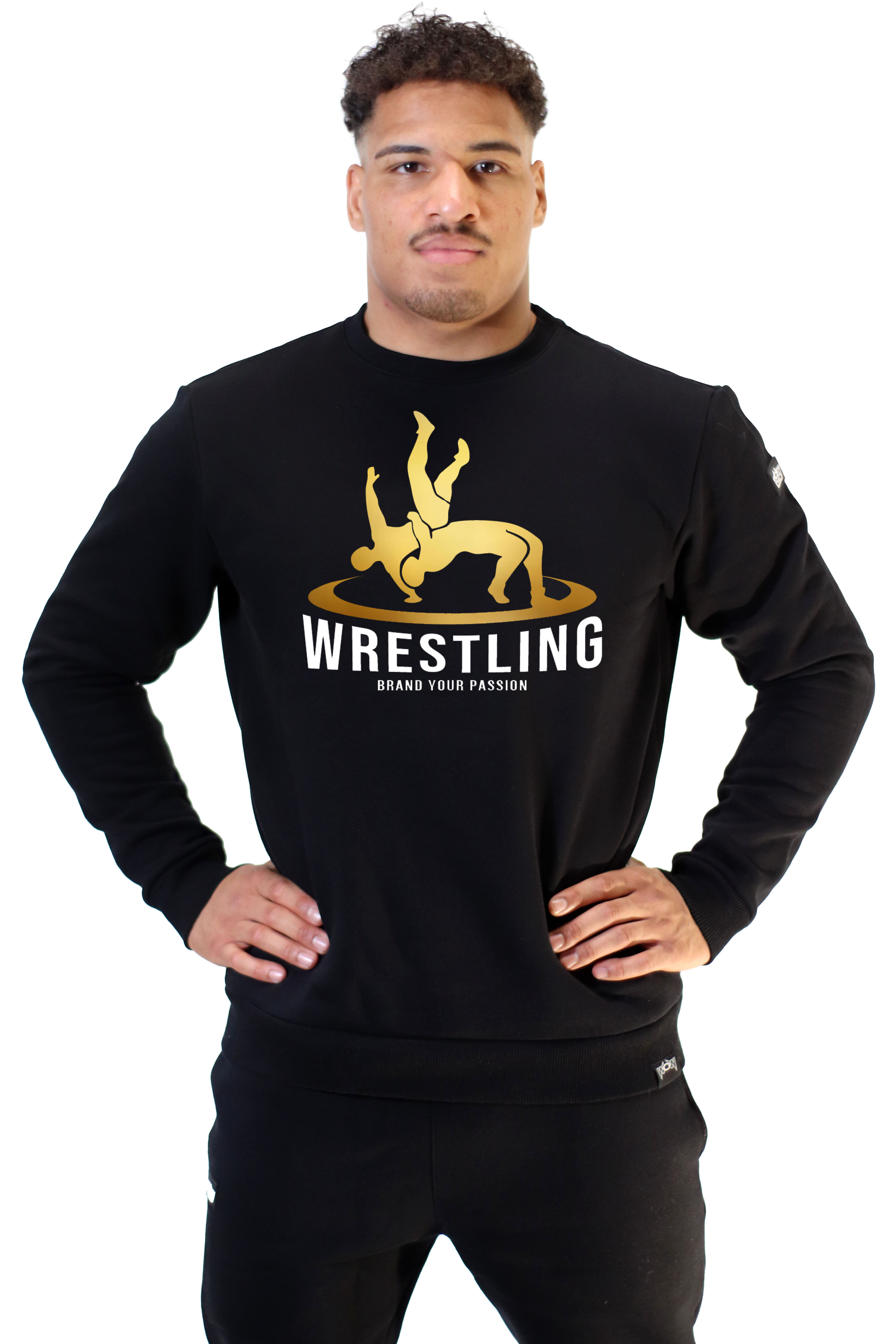 Wrestler in Action Pullover