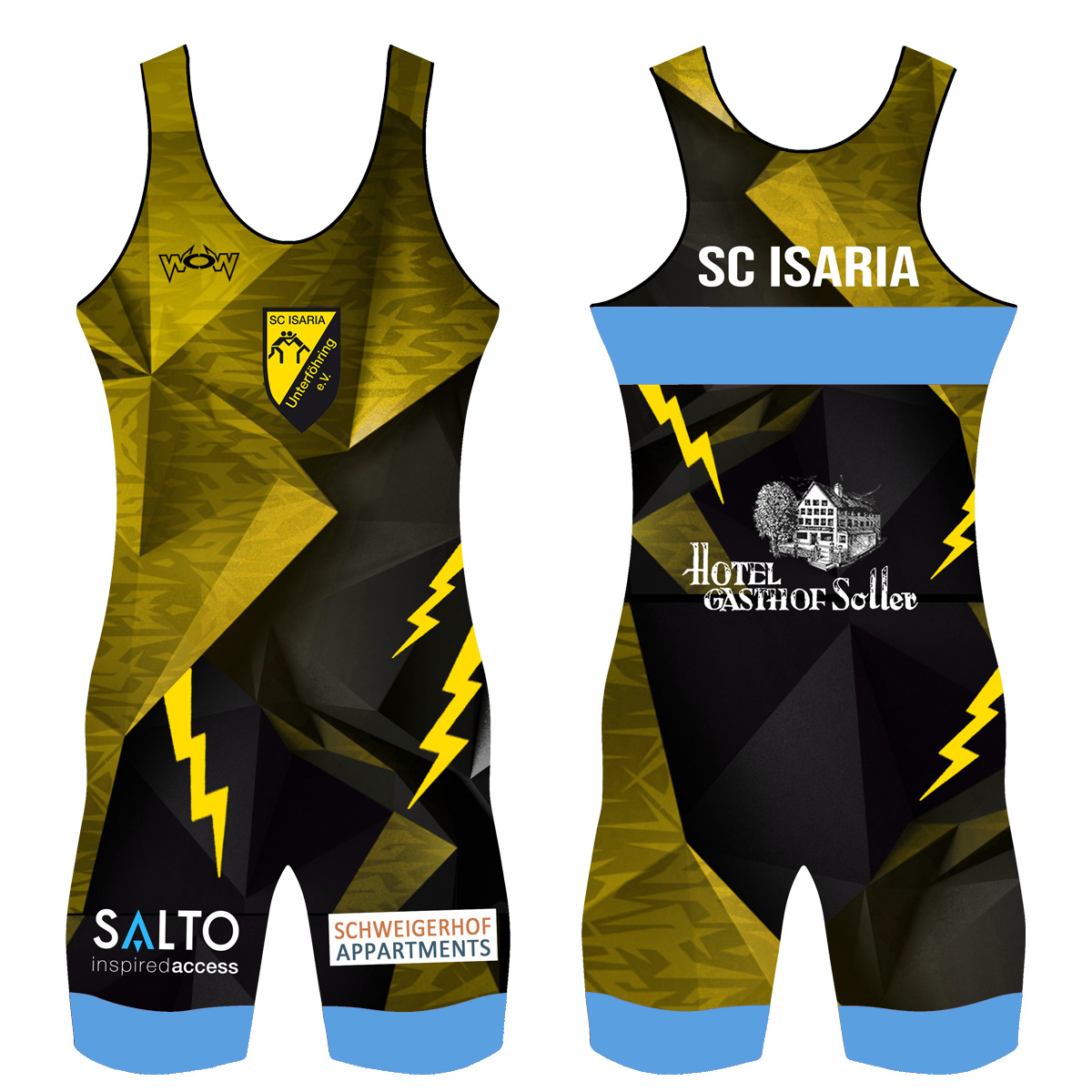 Unterf-hring-Trikot-Blau Trikotpack SC Isaria Unterföhring - Damen