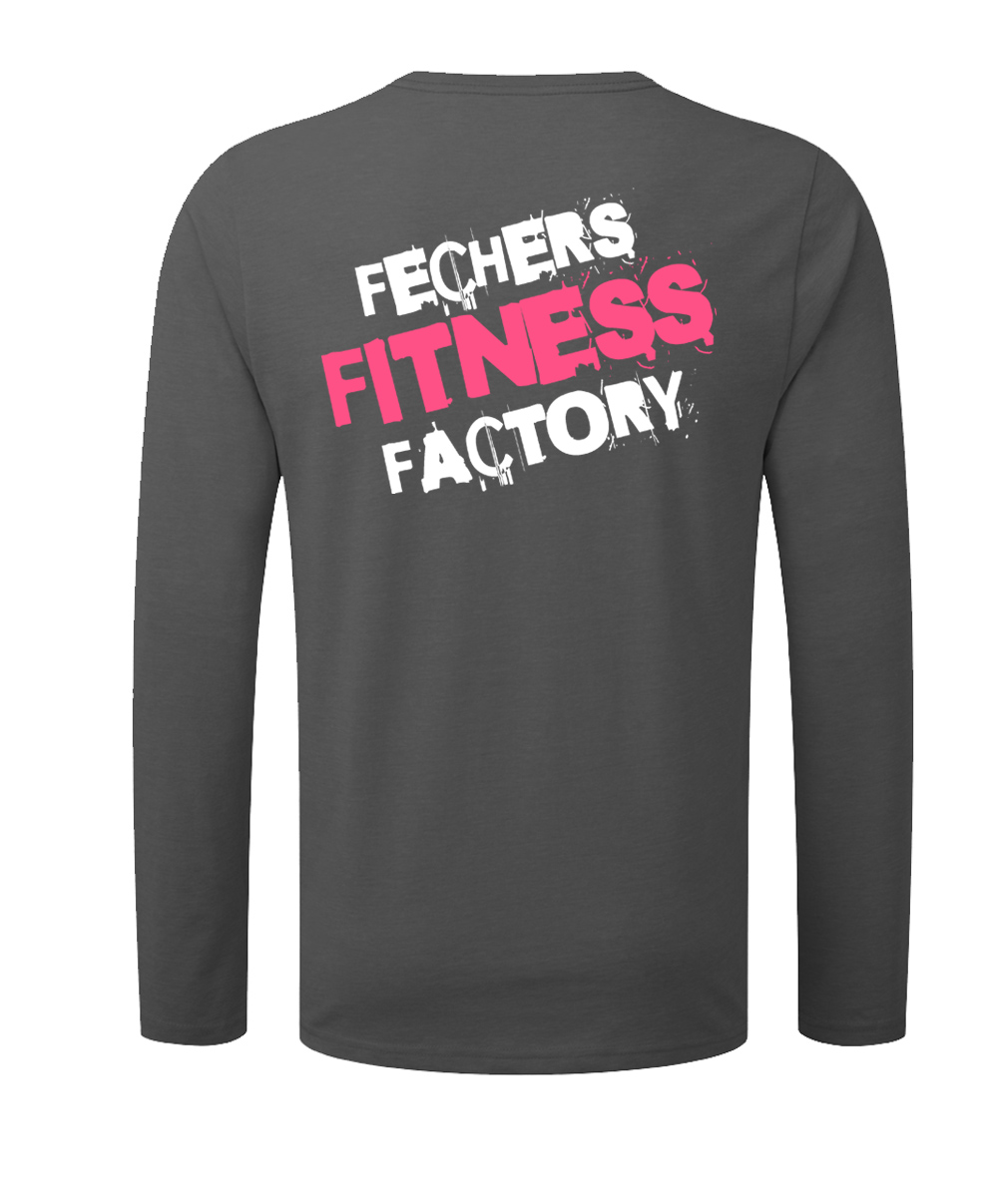 grau-rosa-2 Fechers Fitness Factory Langarmshirt Kinder