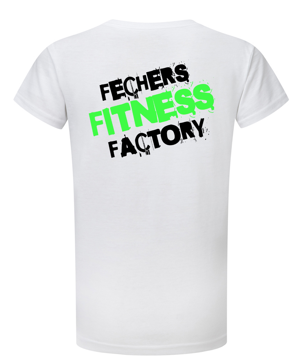 m-weiss-gr-n-hinten Fechers Fitness Factory T-Shirt V Neck Herren