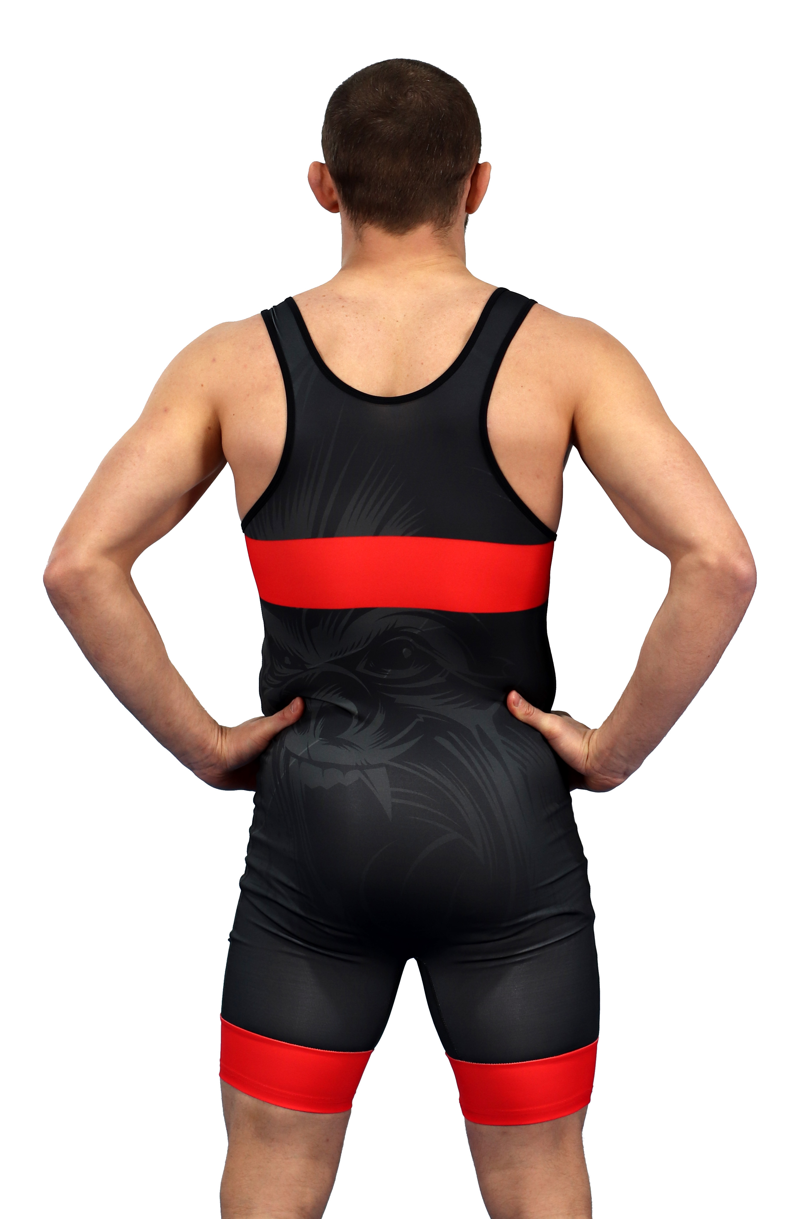 Gorilla-Rot-hinten Trikot Gorilla Doppelpack Herren