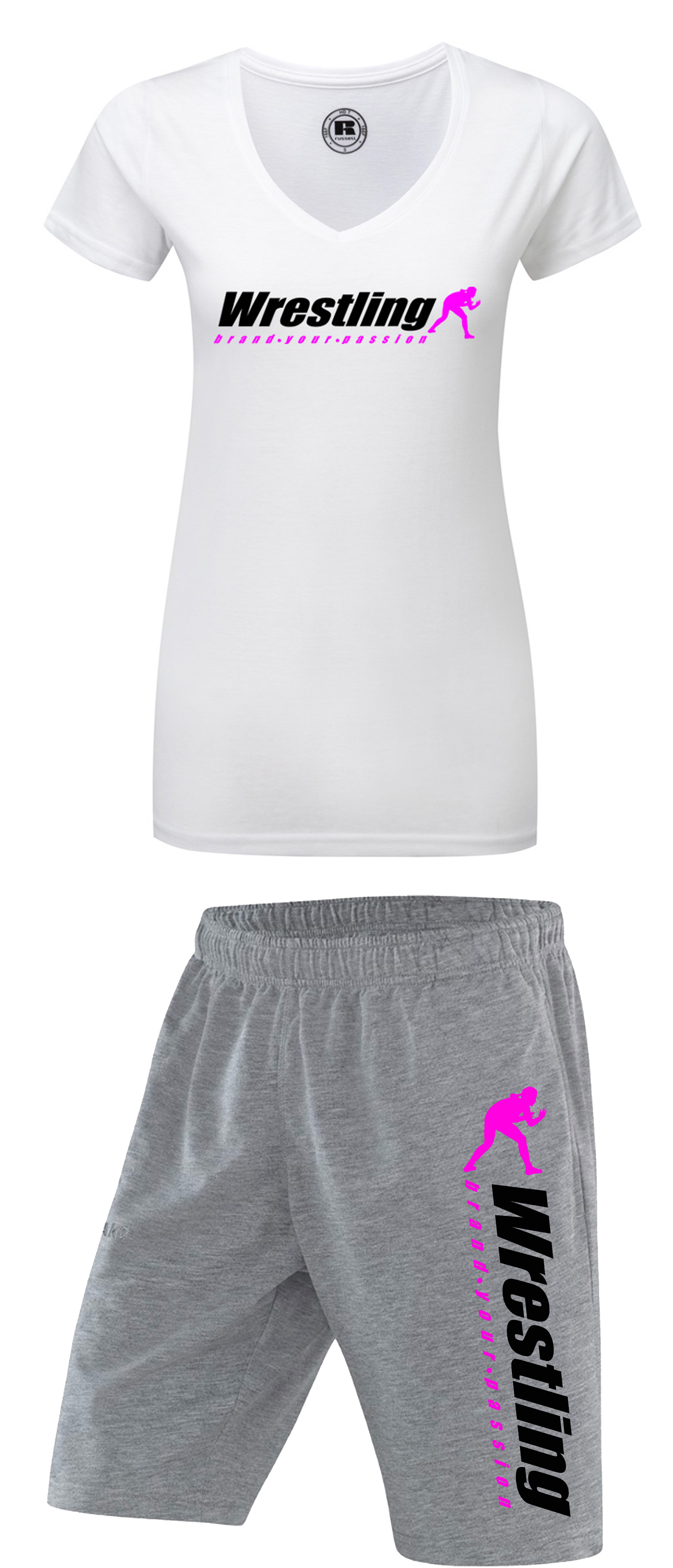 Kombi Angebot T-Shirt + Short Brand Your Passion Damen