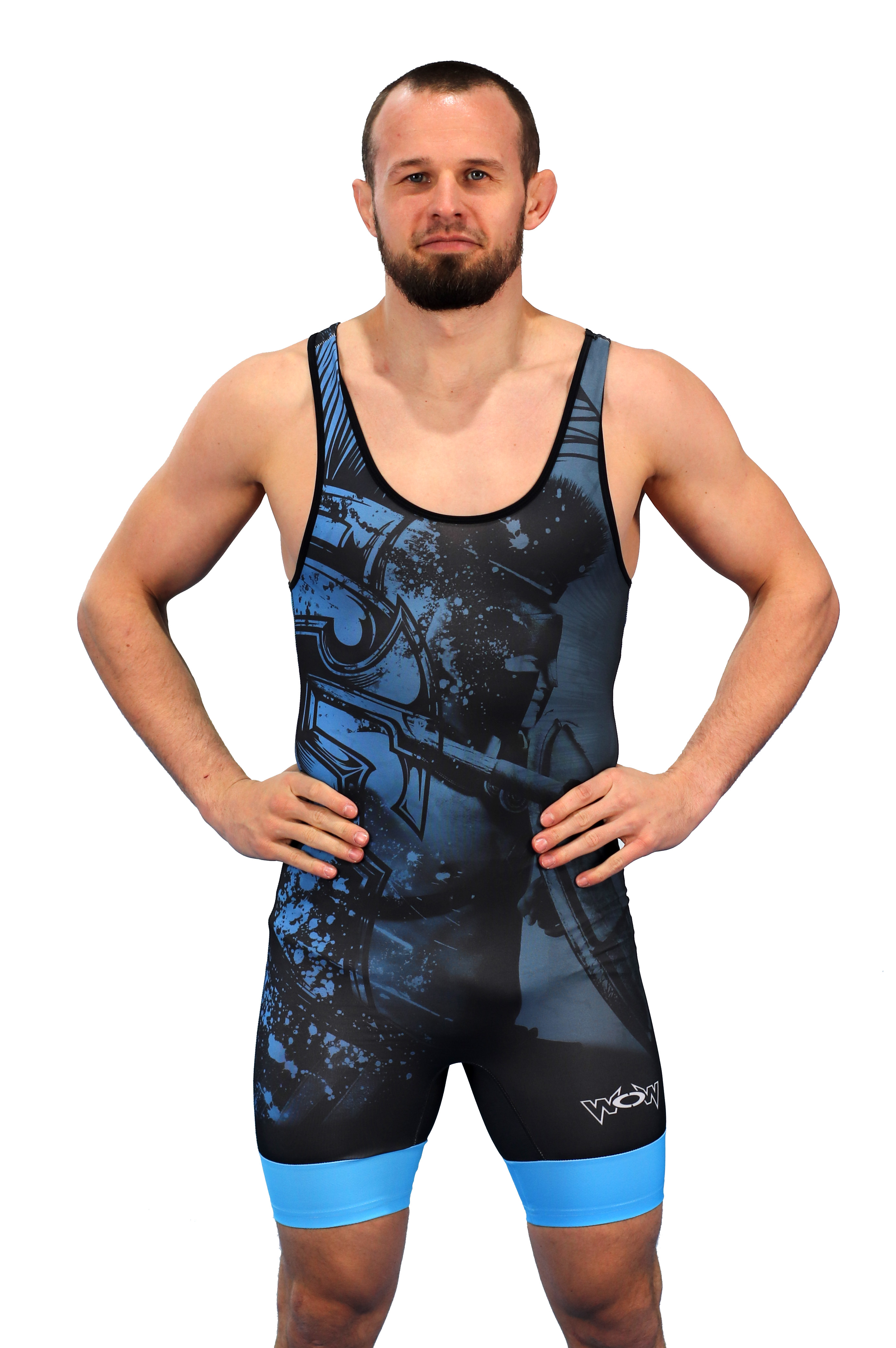 Gladiator-Blau-Vorne Trikot Gladiator Doppelpack Kinder