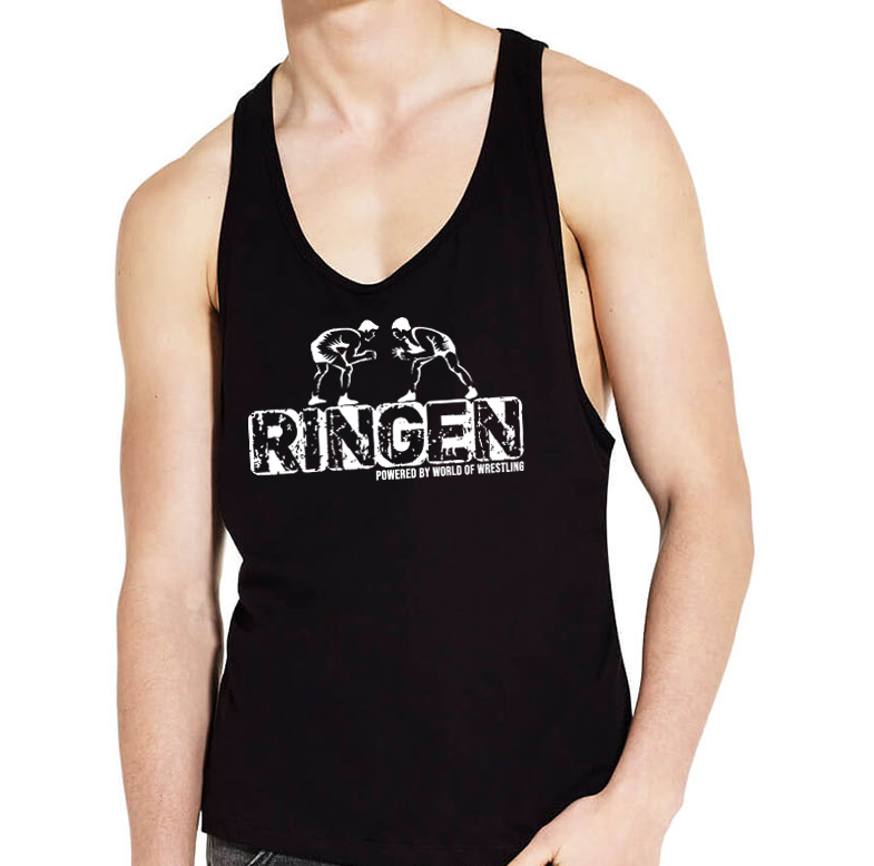 RINGEN Powered By WOW Tanktop Weiß / Gold