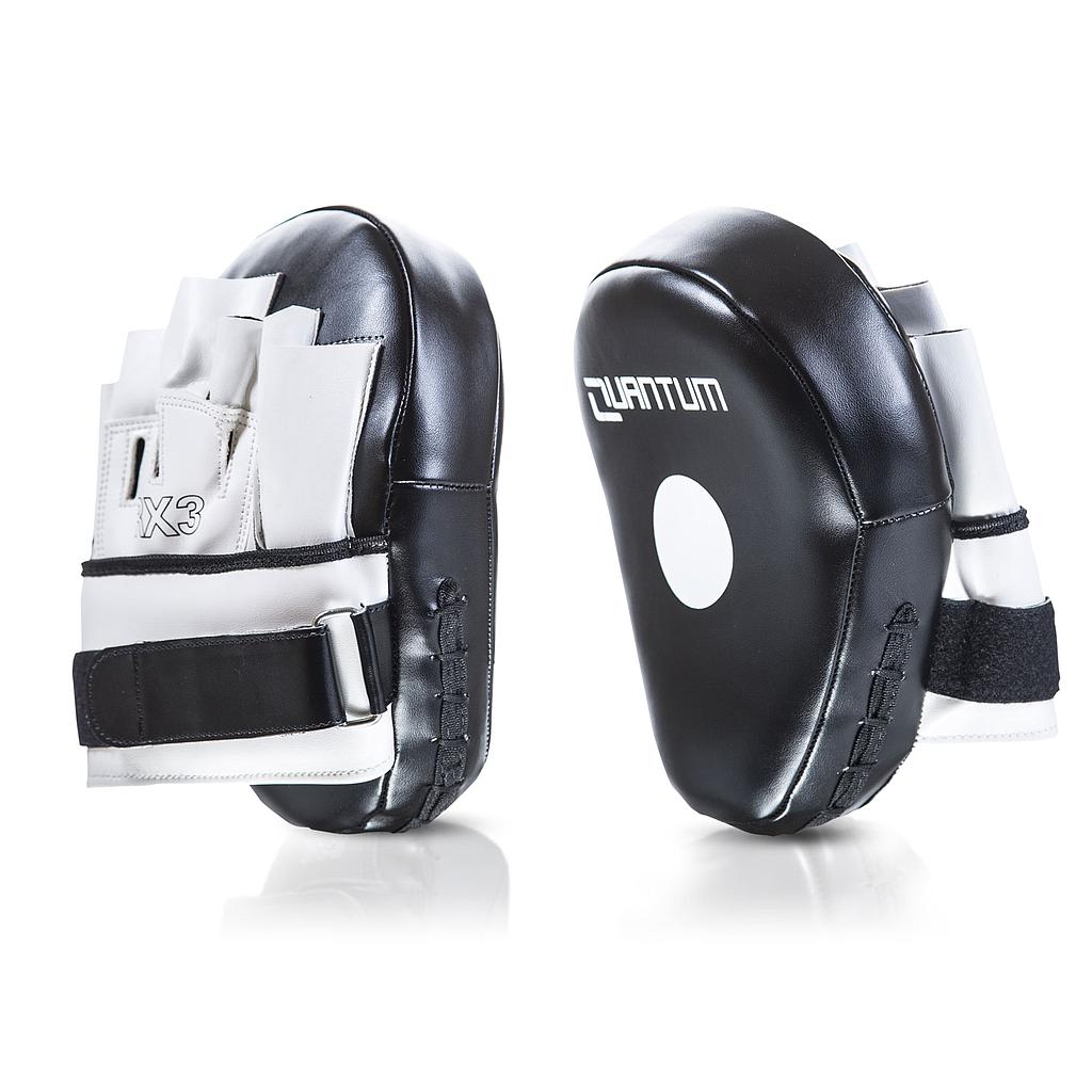 QPMRX3-S-W-M-Quantum-Boxpratzen-RX3-Schwarz-Weiss Quantum Boxpratzen RX3
