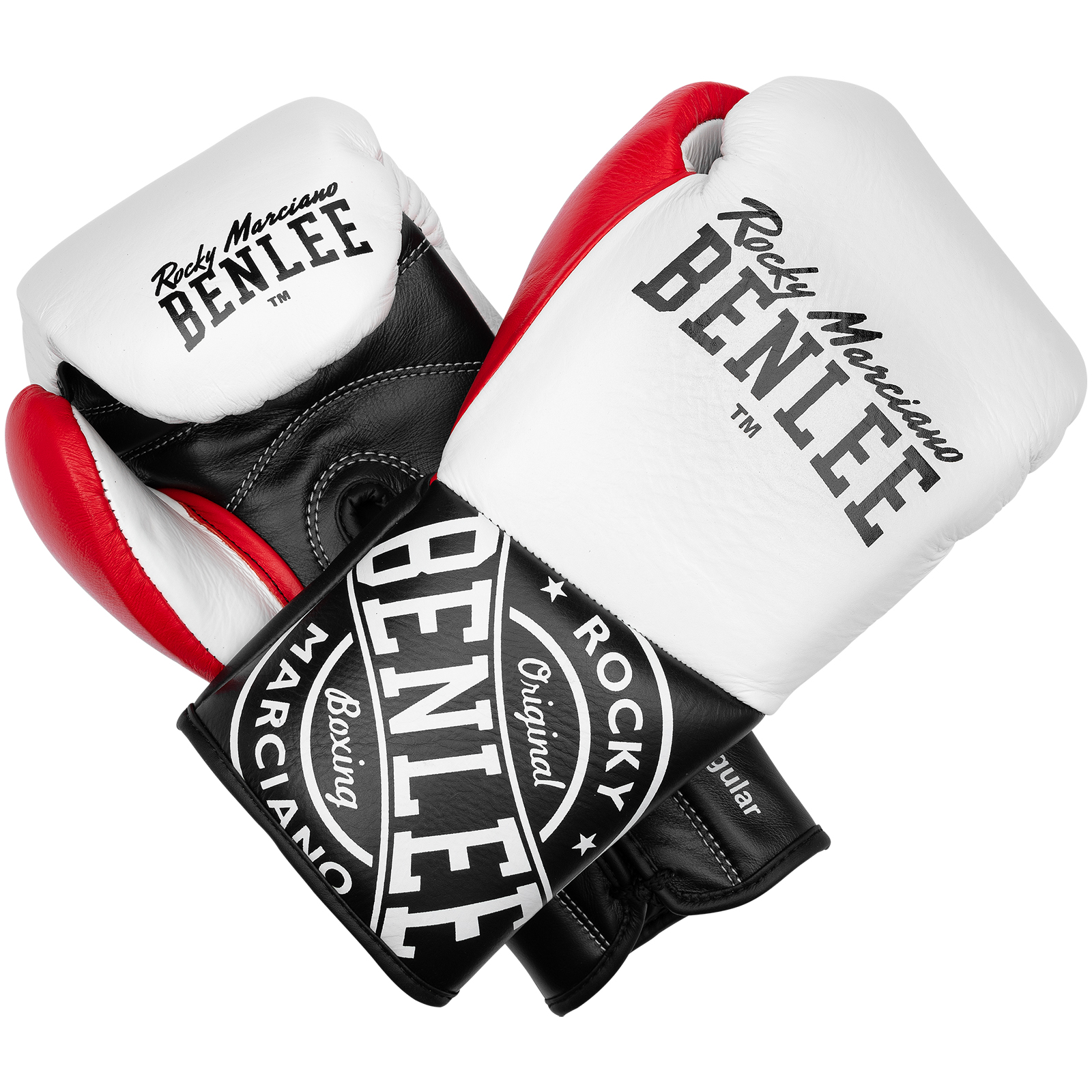 CYCLONE Boxhandschuhe aus Leder - 190095 (7512 White/black/red)