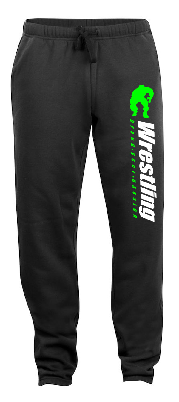 Wrestling-Brand-your-Passion-Schwarz-1 Brand Your Passion Jogginghose Herren