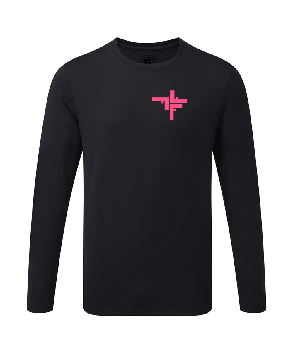schwarz-weiss Fechers Fitness Factory Langarmshirt Kinder