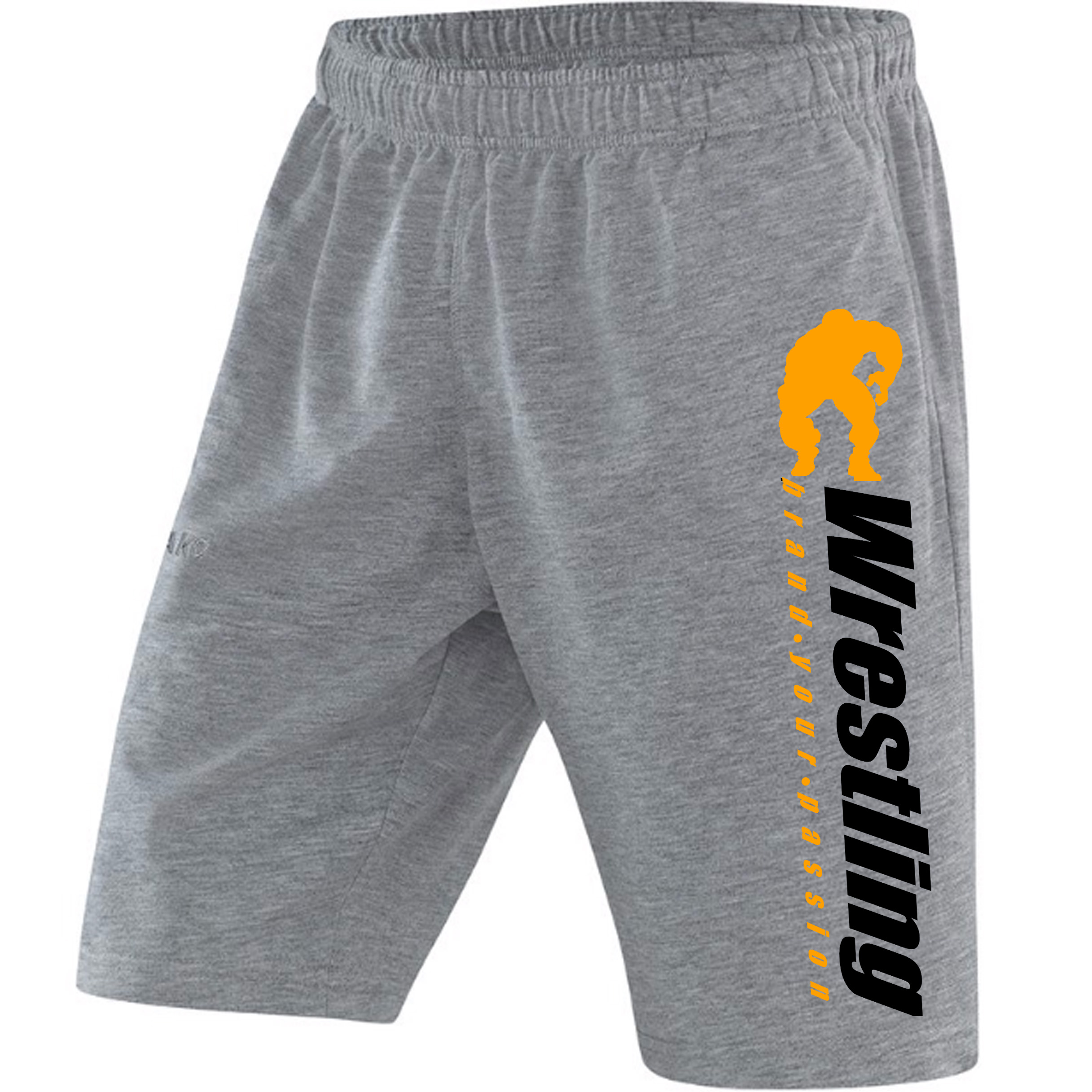 Grau-Orange Kombi-Angebot T-Shirt + Short Brand Your Passion