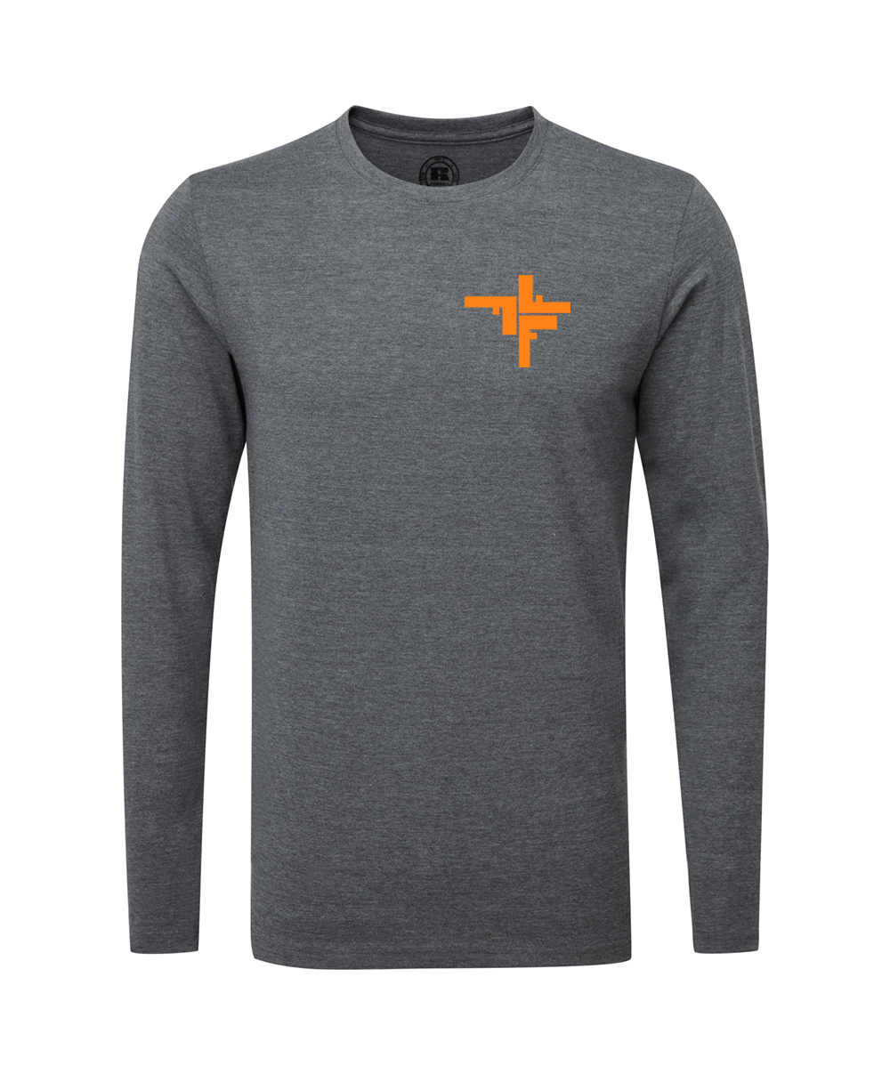 grau-orange-258d54bf52fd97 Fechers Fitness Factory Langarmshirt Kinder