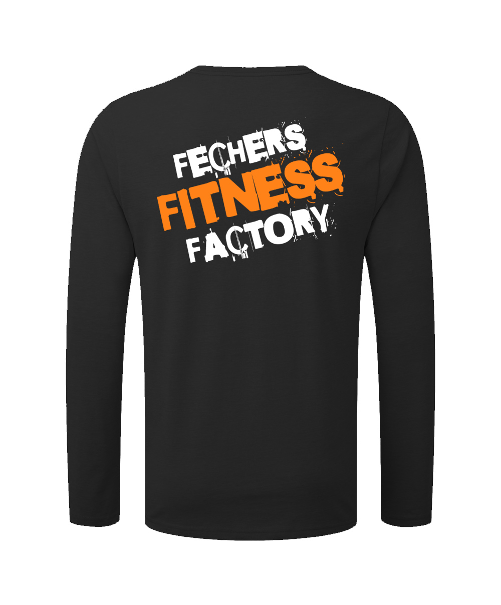 Schwarz-orange58d54c082c199 Fechers Fitness Factory Langarmshirt Kinder