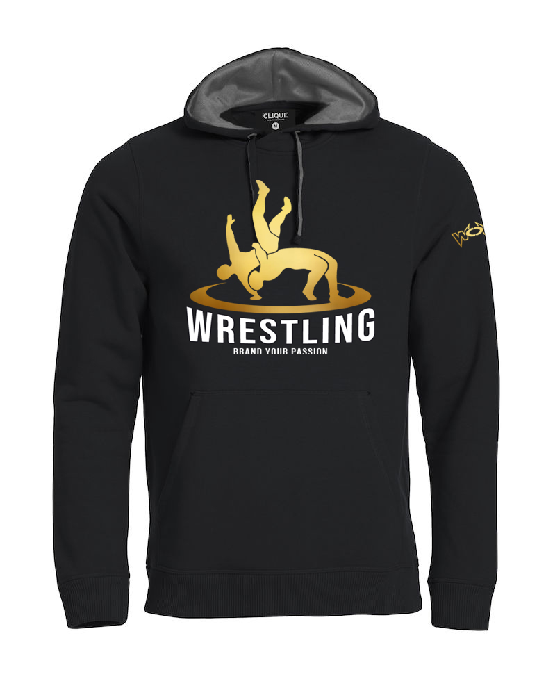Hoody-Wrestling-2 Wrestler in Action Hoody