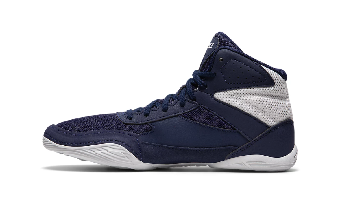 Matflex-6-GS-navy-white-Ringerschuhe-ASICS-Matflex-wrestling-shoes-03 Kinder Matflex 6 GS PEACOAT WHITE - only size 32,5