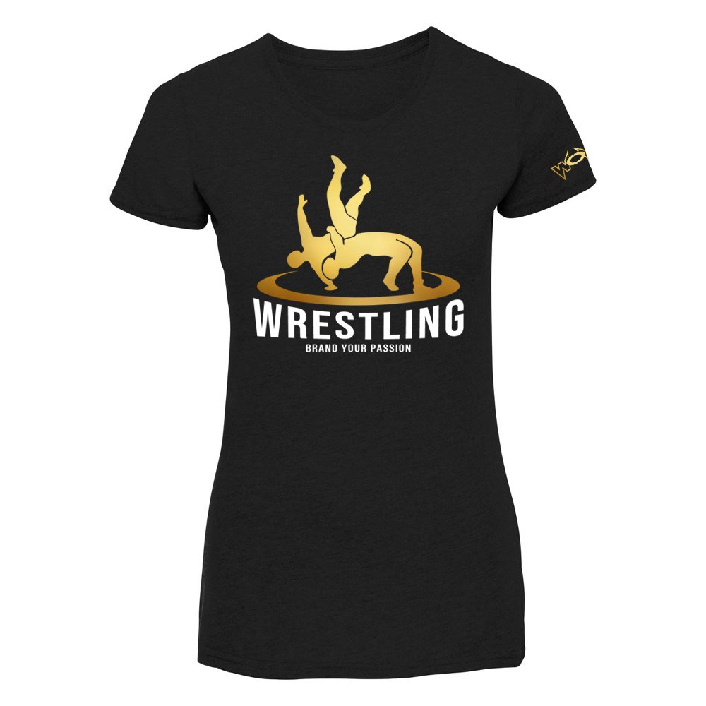 Wrestling-Damen-sadsadsa Wrestler in Action T-Shirt Damen